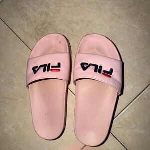 Fila Light Pink Slide Sandals